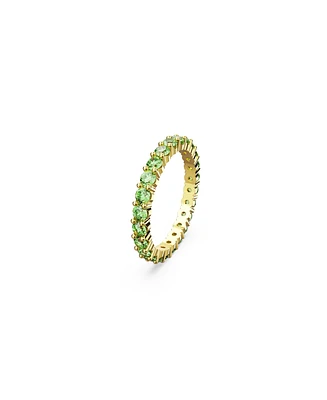 Swarovski Crystal Round Cut Matrix Ring