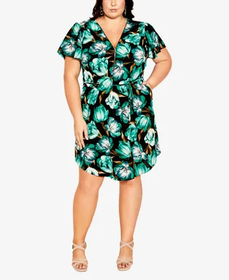 City Chic Women's Tulip Dress