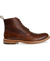 Taft Men's Rome Full-grain Leather Cap Toe Dress Boots