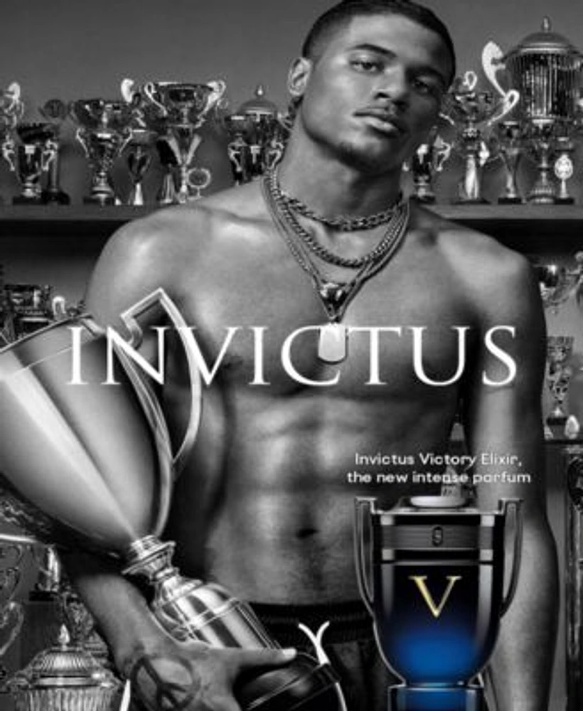 Rabanne Mens Invictus Victory Elixir Parfum Intense Fragrance Collection