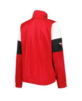 Women's G-iii 4Her by Carl Banks Red Chicago Bulls Change Up Full-Zip Track Jacket