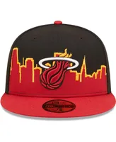 Men's New Era Red, Black Miami Heat 2022 Tip-Off 59FIFTY Fitted Hat