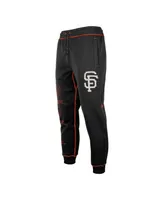 Men's New Era Black San Francisco Giants Team Split Jogger Pants