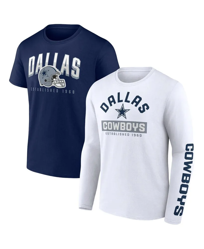 Men's '47 Navy Dallas Cowboys Irving Long Sleeve T-Shirt