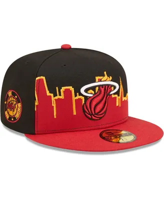 Men's New Era Red, Black Miami Heat 2022 Tip-Off 59FIFTY Fitted Hat