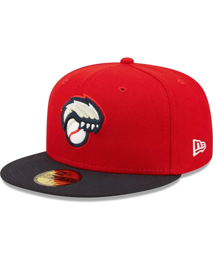 Men's New Era Red New Hampshire Fisher Cats Authentic Collection Team Alternate 59FIFTY Fitted Hat