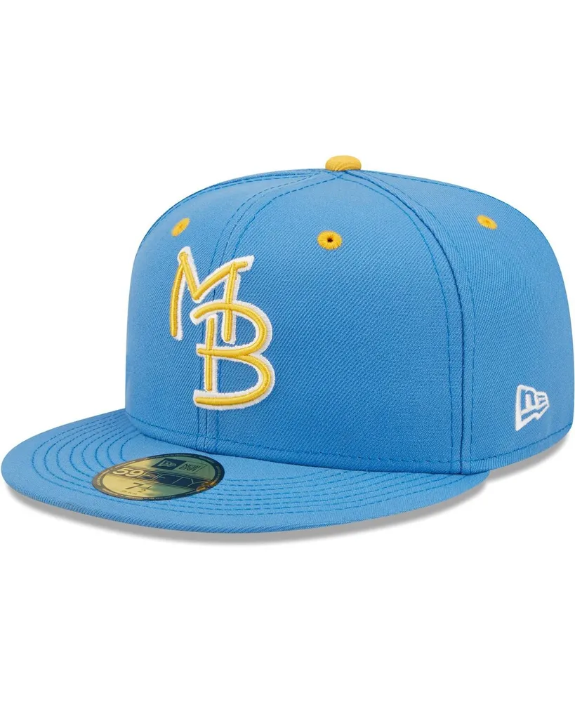 Men's New Era Royal Myrtle Beach Pelicans Authentic Collection Team Home 59FIFTY Fitted Hat