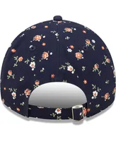 Women's New Era Navy Denver Broncos Floral 9TWENTY Adjustable Hat