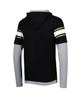 Men's New Era Black Baltimore Ravens Long Sleeve Hoodie T-shirt