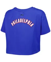 Women's Pro Standard Royal Philadelphia 76ers Classics Boxy T-shirt