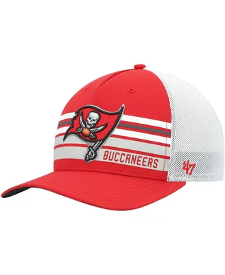Men's '47 Brand Red Tampa Bay Buccaneers Altitude Ii Mvp Trucker Snapback Hat