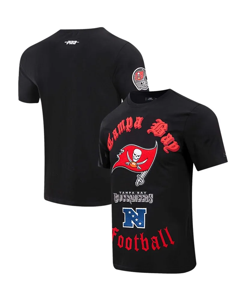 Men's Pro Standard Black Tampa Bay Buccaneers Old English T-shirt