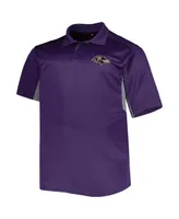 Men's Purple Baltimore Ravens Big and Tall Team Color Polo Shirt