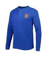 Men's Dunbrooke New York Mets Royal Maverick Long Sleeve T-shirt