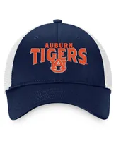 Men's Top of the World Navy Auburn Tigers Breakout Trucker Snapback Hat