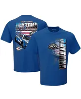 Men's Checkered Flag Sports Royal 2023 Daytona 500 T-shirt