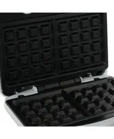 Better Chef 2 Section Non-Stick Waffle Maker in White