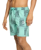 Puma Men's Printed 7" Swim Trunks