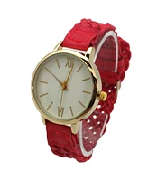 Olivia Pratt Soft Leather Braided Women Watch