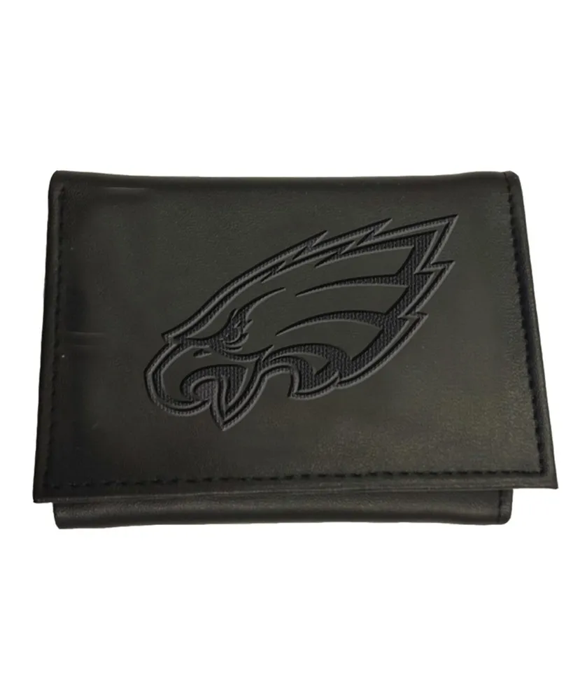 Men's Black Philadelphia Eagles Hybrid Tri-Fold Wallet