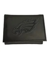 Men's Black Philadelphia Eagles Hybrid Tri-Fold Wallet