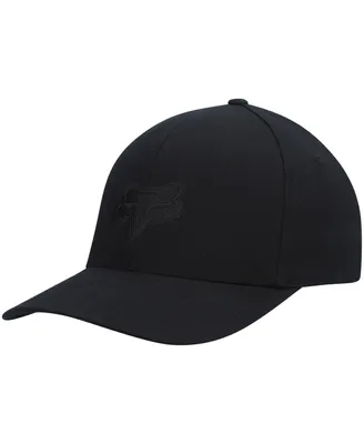 Men's Fox Black Logo Legacy Flex Hat