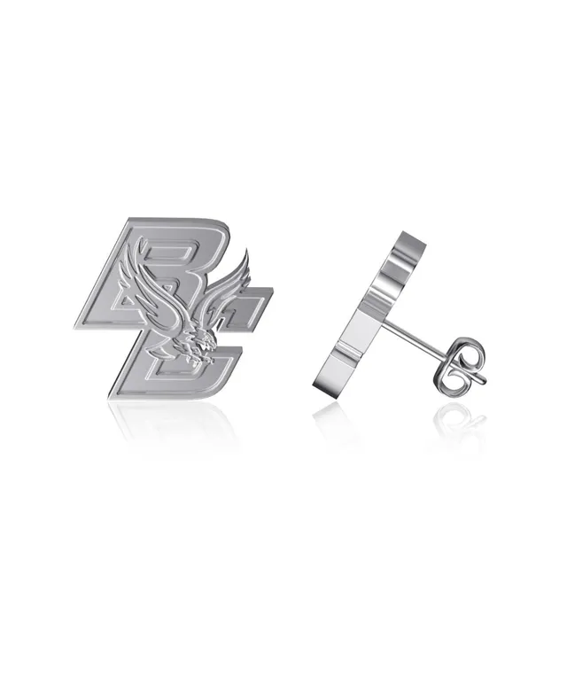 DAYNA DESIGNS Louisville Cardinals Team Logo Silver Post Earrings
