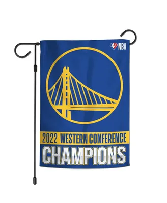 Wincraft Golden State Warriors 2022 Western Conference Champions 12'' x 18'' Double-Sided Garden Flag