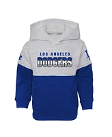 Toddler Boys and Girls Royal, Heather Gray Los Angeles Dodgers Two-Piece Playmaker Set
