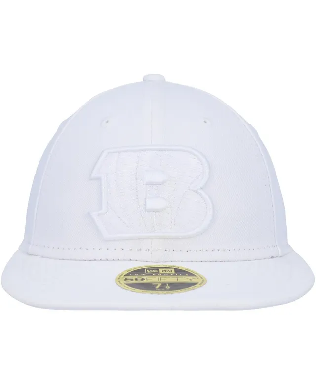 Cincinnati Bengals New Era Omaha Low Profile 59FIFTY Fitted Hat - White