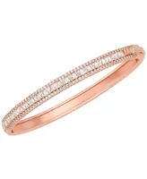 Michael Kors Tapered Baguette and Pave Bangle Bracelet