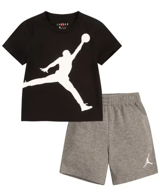 Jordan Toddler Boys Jumbo Jumpman T-shirt and Shorts, 2 Piece Set
