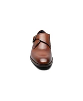 Stacy Adams Men's Karcher Plain Toe Monk Strap Slip-On Dress Shoes
