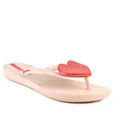 Ipanema Little Girls Wave Heart Flip-Flops