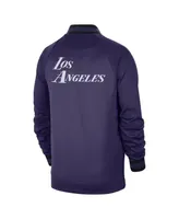 Men's Nike Gray, White Los Angeles Lakers 2022/23 City Edition Showtime Thermaflex Full-Zip Jacket