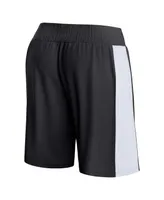 Men's Fanatics Black Brooklyn Nets Referee Iconic Mesh Shorts