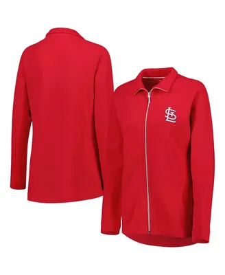 Women's Tommy Bahama Red St. Louis Cardinals Aruba Raglan Full-Zip Jacket