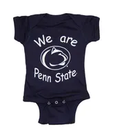 Infant Boys and Girls Navy Penn State Nittany Lions We Are Bodysuit