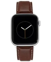 WITHit Smooth Genuine Leather Band designed for Apple Watch 42mm (Series 1-3 only) & 44/45/46/49mm (Ultra & Ultra 2