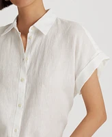 Lauren Ralph Dolman-Sleeve Linen Shirt