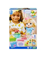 Baby Alive Fruity Sips Doll, Apple, Blonde Hair