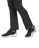 Reebok Women's Workout Ready Crossover-Waist Bootcut Pants