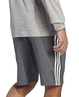 adidas Men's Essentials Single Jersey 3-Stripes 10" Shorts