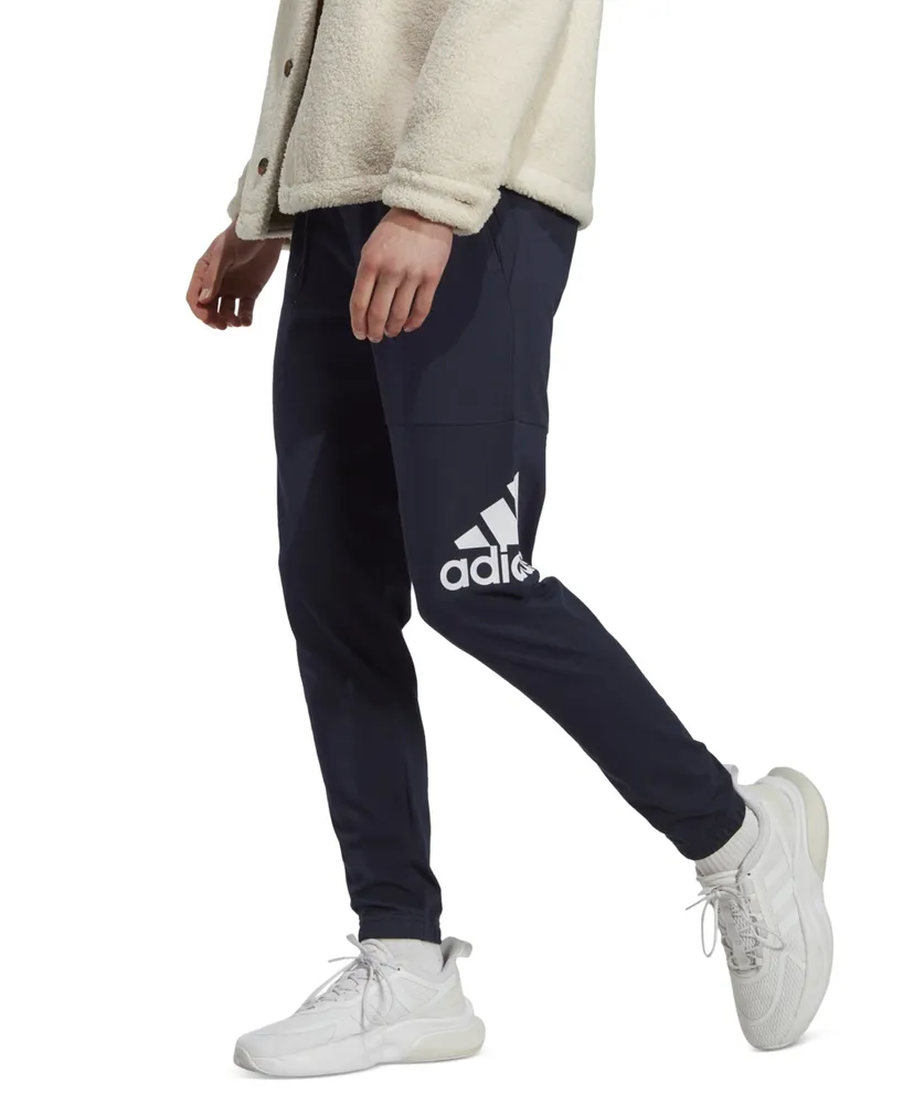 adidas Men's Essentials Single Jersey Tapered Badge of Sport Joggers