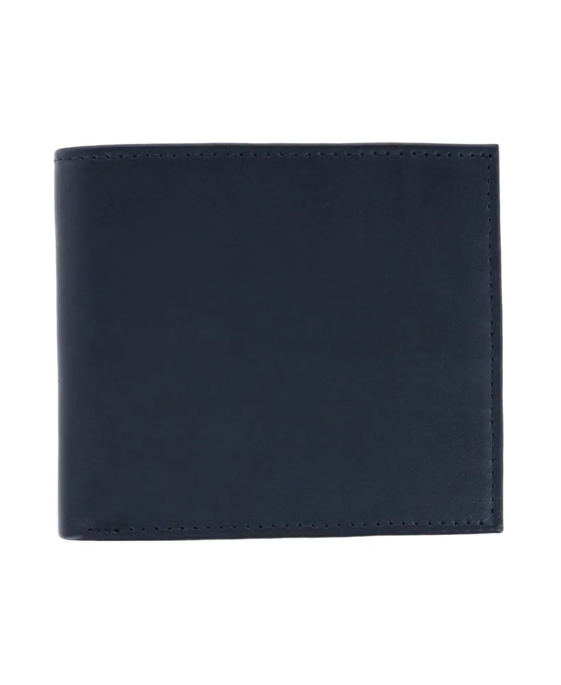 Trafalgar Men's Sergio Genuine Leather 8-Slot Bi-Fold Rfid Wallet
