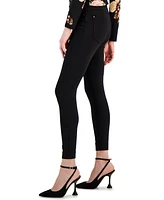 I.n.c. International Concepts Petite High-Waisted Ponte-Knit Curve Creator Pants, Created for Macy's