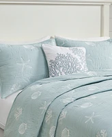 Harbor House Seaside Reversible 4-Pc. Quilt Set