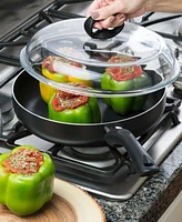 Ecolution Aluminum 11" Evolve Chicken Fryer with High Dome Glass Lid and Helper Handle