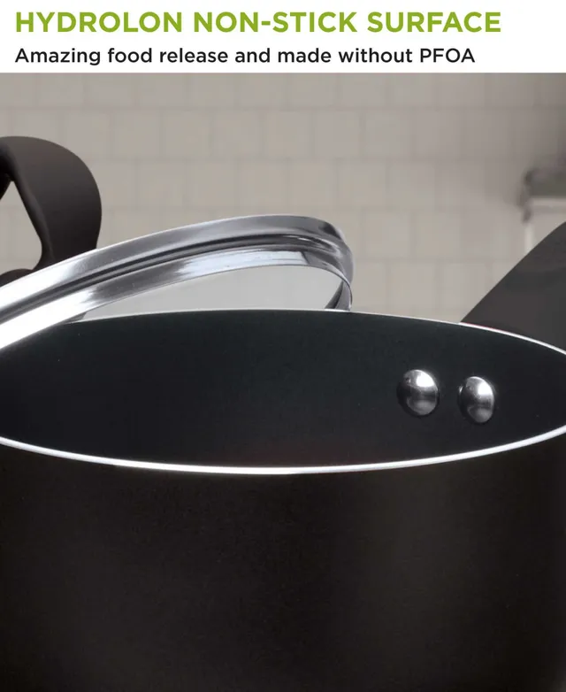 Ecolution Aluminum 2 Quart Bliss Non-Stick Saucepan with Glass Lid - Macy's