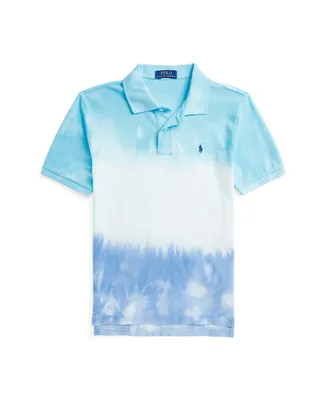 Polo Ralph Lauren Big Boys Tie-Dye Cotton Mesh Polo Shirt